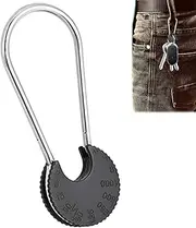 [Generic] Titanium Keychains | Pulley Steel Key Ring - Gear Pulley Bag Charm Multifunctional Lightweight Backpack Accessories for Climbing & Birthday