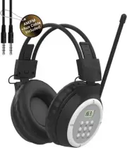 AM FM Radio Headphones, Personal Portable Headset am/fm Digital Black