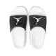 【NIKE 耐吉】Jordan Jumpman Slides 男鞋 白黑色 休閒 舒適 輕便 喬丹 拖鞋 FQ1598-010