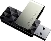 Silicon Power 256GB USB 3.2 Gen 1 Flash Drive with Swivel Capless Design, USB 3.0 2.0 Thumb Drive Pen Drive Memory Stick, Blaze B30 Series