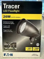 NEW Eaton Lumark TCRL26W Tracer Outdoor LED Floodlight 120-277V 2953 Lumen 4000K