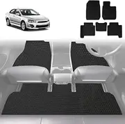 Outback GT 6D Diamond Custom-Fit Car Floor Mats, Compatible with for Mitsubishi Lancer 2007-2017 Auto | Heavy Duty | Anti-Slip | All Weather Protection | Car Accessories