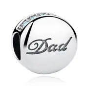 Silver plating Blue Charm Fit Bracelets Bangles Father's Day Gift