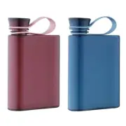 Plastic Material Paper Water Bottles Flat Cup 500ML 2 Colors to Choose Kettle
