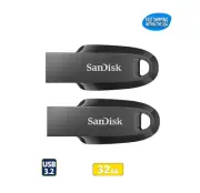SanDisk Ultra Curve 32GB USB 3.2 Flash Drive Memory Stick Computers Laptops x2