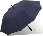 Portable 55 Inch Golf Umbrella Professional Quality Stick Umbrella Windproof Rainproof Canopy Vented Umbrella for Men Women Business Business