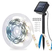 Solar RGB LED Strip Light 8 Lighting Modes Outdoor Waterproof IP65 3M 9.8ft Garden Pathway Deck Terrace Decorative Lighting