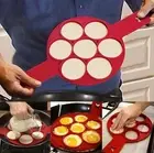 AU Silicone Egg Ring Pancake Maker Egg Cheese Cooker Pan Flip Mold Non Stick DSC