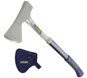 NEW ESTWING E45A SPORTSMAN'S CAMPING AXE 26" 600mm WITH NYLON GRIP & BLUE SHEATH