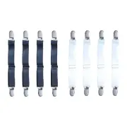 4 Pieces Bed Sheet Fixed Clips Mattress Holder AntiSlip Bed Sheet Grippers Heavy