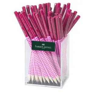 Faber-Castell 輝柏 517028 握得住雙色鉛筆 B 粉紅色 三角鉛筆 木頭鉛筆【金玉堂文具】