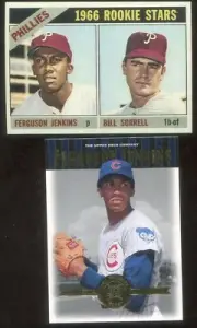 Ferguson Jenkins Lot 2001 Cooperstown Collection/ 2006 Topps Rookie of the Week