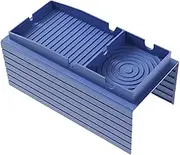 Drink Holder For Couch,TV Tray With Storage Box - Silicone Table For Home Organization Armrest With Remote Storage For Bed RV Car Living Room Outdoor Beach Picnic TV Watching Snack Time