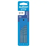 Sutton Tools 1.5mm - 3.5mm Viper Metric Drill Bit Refill Set 5 Piece