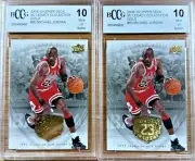 MICHAEL JORDAN 2009-10 Upper Deck MJ Legacy Collection GOLD #60 BCCG 10 MT LOT 2