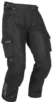 Men's Ridgecrest Hi-Flow Mesh Adventure Touring Pants - Small Black 8821-0105-04