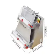 110V Electric Pizza Dough Roller Sheeter Pastry Press Making Machine