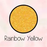 Glitter Heat Transfer Vinyl Full Roll 20" -RAINBOW YELLOW- IRON-ON HTV