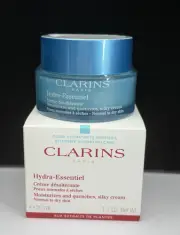 Clarins Hydra Essentiel Moisturizer Silky Cream Normal to Dry Skin 1.7oz (NIB)