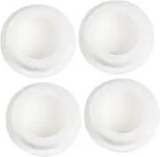 4 Pack Flat Sink Plugs Easy to Use Hair Catcher for Bathtub Drain Replacement
