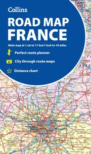 Collins Road Map of France