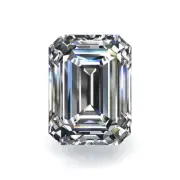 Lab Grown 3 Ct Emerald Cut Natural D Color Diamond VVS1 Clarity CERTIFIED