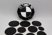 Matte Black Emblem Overlay Stickers 325i 325is 325iC 328i 328is 328iC M3 For BMW