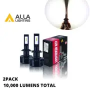 Alla Lighting Slim LED H7 Headlight High Low Beam|Cornering Light Bulb White (for: Porsche)