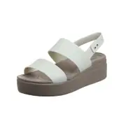 Nevenka Womens Platform Sandals Lightweight Open Toe Summer Shoes-White