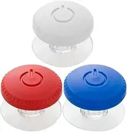 Gadpiparty 3pcs Toilet Button Press Tool, Round Toilet Tank Button Aid Decorative Toilet Push Tool for Women Manicures Toilet Tank Covers Aid Handle Helper