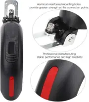 For Ninebot ES1 ES2 ES3 ES4 Scooter Front Rear Fender Guard Set ABS Durable