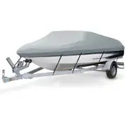 Premium Waterproof 17ft-19ft Boat Cover 600D Heavy Duty Trailerable Jumbo Marine