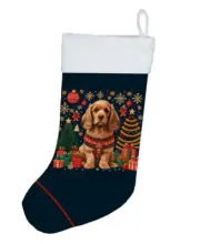 Cocker Spaniel Buff Enchanted Christmas Stocking