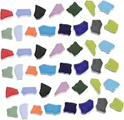 iplusmile 1000G DIY Ceramic Tiles for Crafts Irregular Shaped Patches Safe Material with Flat Edges for Home Decoration Creative Projects Versatile Crafting