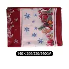 Christmas Table Cloth Xmas Table Cover Farmhouse Table Protector Xmas Tablecloth