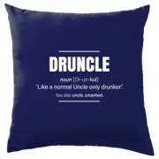 Druncle - Cushion - Drunk Uncle Funny Drinking Family Love Beer