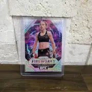 2021 Panini Prizm UFC - JOANNA JEDRZEJCZYK Fireworks MOJO BOOKEND 25/25 #7(o14)