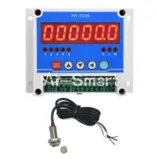 12-24V 5-Channel Non-Contact Motor Speed Meter RPM Tachometer Hall Sensor Modbus