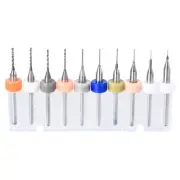 1Set (10Pcs) 0.15-1.0mm Carbide CNC Engraving Circuit Board Micro PCB Drill Bits