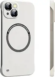 RUNGOS for iPhone 13 Case MagSafe (Bare Metal Feel) [Rapid Heat Dissipation] [Strong Magnetic] Slim Borderless Case for iPhone 13 Phone Case, 13 MagSafe Cover 6.1 Inch 5G 2021, Magnetic Case