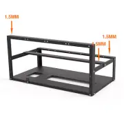 Open Air Mining Rig Frame Computer Case Holder For 8 GPU Graphic Card Coin Miner