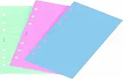 Filofax 130507 Personal Ruled Notepaper - Fashion Coloured