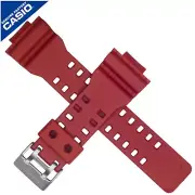 Genuine Casio Watch Strap Band for GA-100C GA-110AC GA 100C 110AC 100 110 RED
