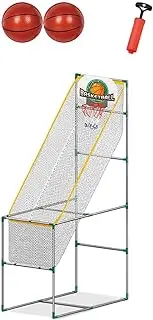 Child Arcade Basketball Game Discovering Activity Removable Activity, Interactive Toy, Easy Assembly with Balls, Basketball Sports Toys, with 2 Ball, 1.53m