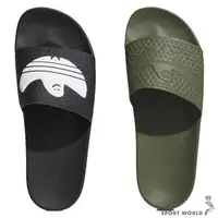 在飛比找森森購物網優惠-Adidas 男女 拖鞋 聯名款 小精靈 SHMOOFOIL