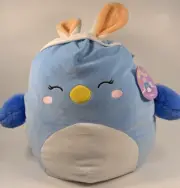 Original Squishmallows Bebe The Bluebird w/ Easter Bunny Ears 14" Plush w/ Tag
