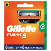 Gillette Fusion5 Razor Blades 8 Cartridges Refills, Shave Care