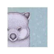 Hallmark x Dots by Donna Gallery Blank Greeting Card - Walter The Wombat