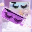 1 Set Handmade Eyelash Lightweight Eye-catching Thin Long Wispy Natural False