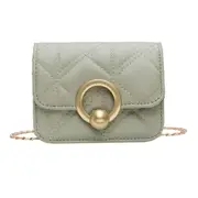 Fashion PU Leather Women Shoulder Crossbody Bag Female Solid Color Flap Purse Small Ladies Chain Travel Messenger Handbags